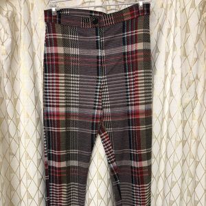 Free People Carnaby Plaid Pants / Leggings